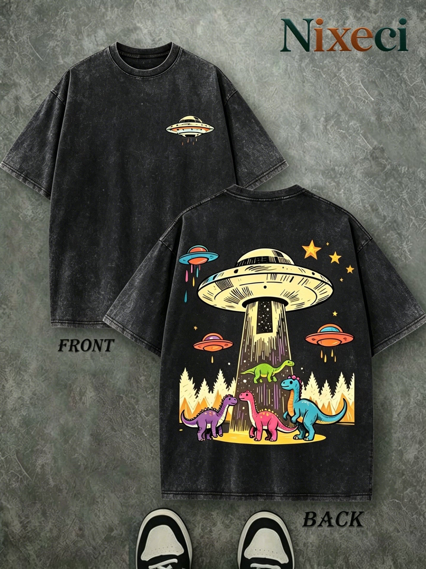 Coffee Brown Oversized Short-Sleeve T-Shirt - product view 21