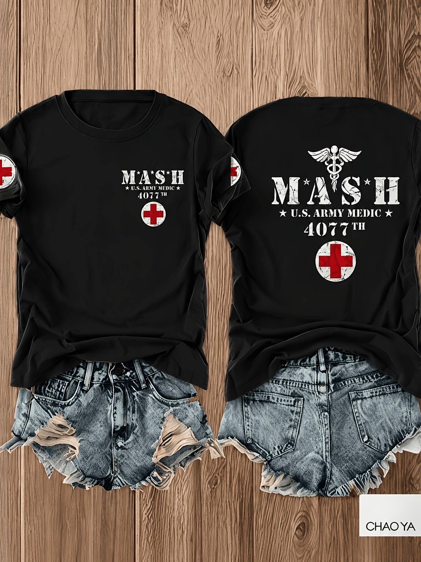 Unisex's Graphic Print T-Shirt - Short Sleeve 627045 detail image - detail view 14