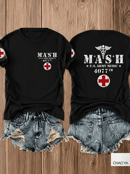 Unisex's Graphic Print T-Shirt - Short Sleeve 627045 detail image - detail view 14