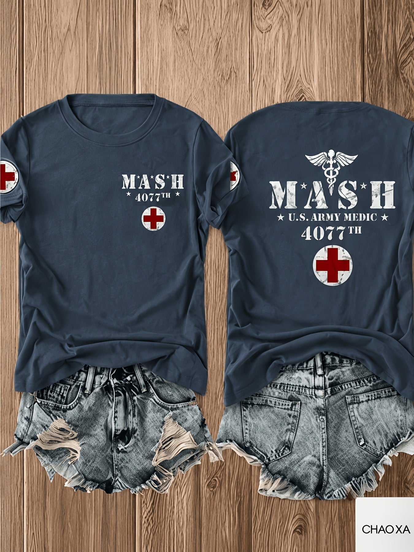 White Printed T-Shirt - product view 15
