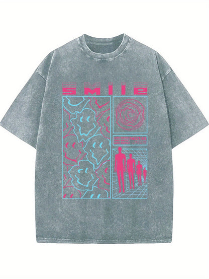 Unisex's Graphic Print T-Shirt - Short Sleeve 950821