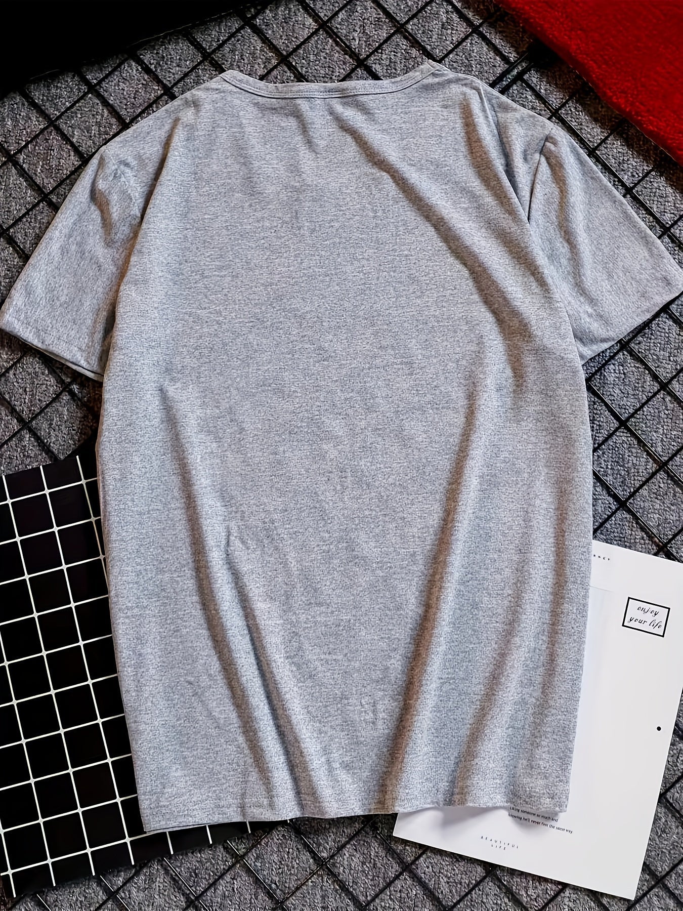 Unisex's Graphic Print T-Shirt - Short Sleeve 988325 detail image - detail view 6