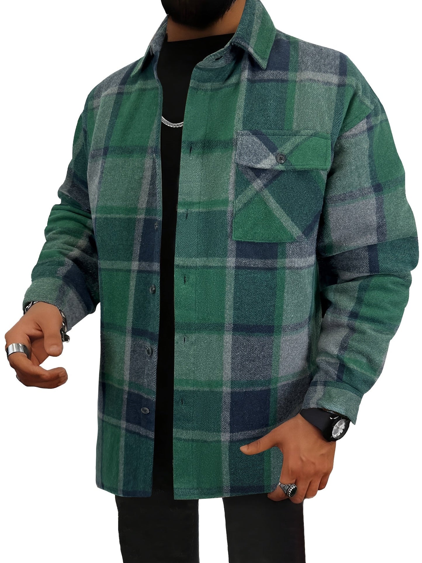 Black Long-Sleeve Shirt - product view 18