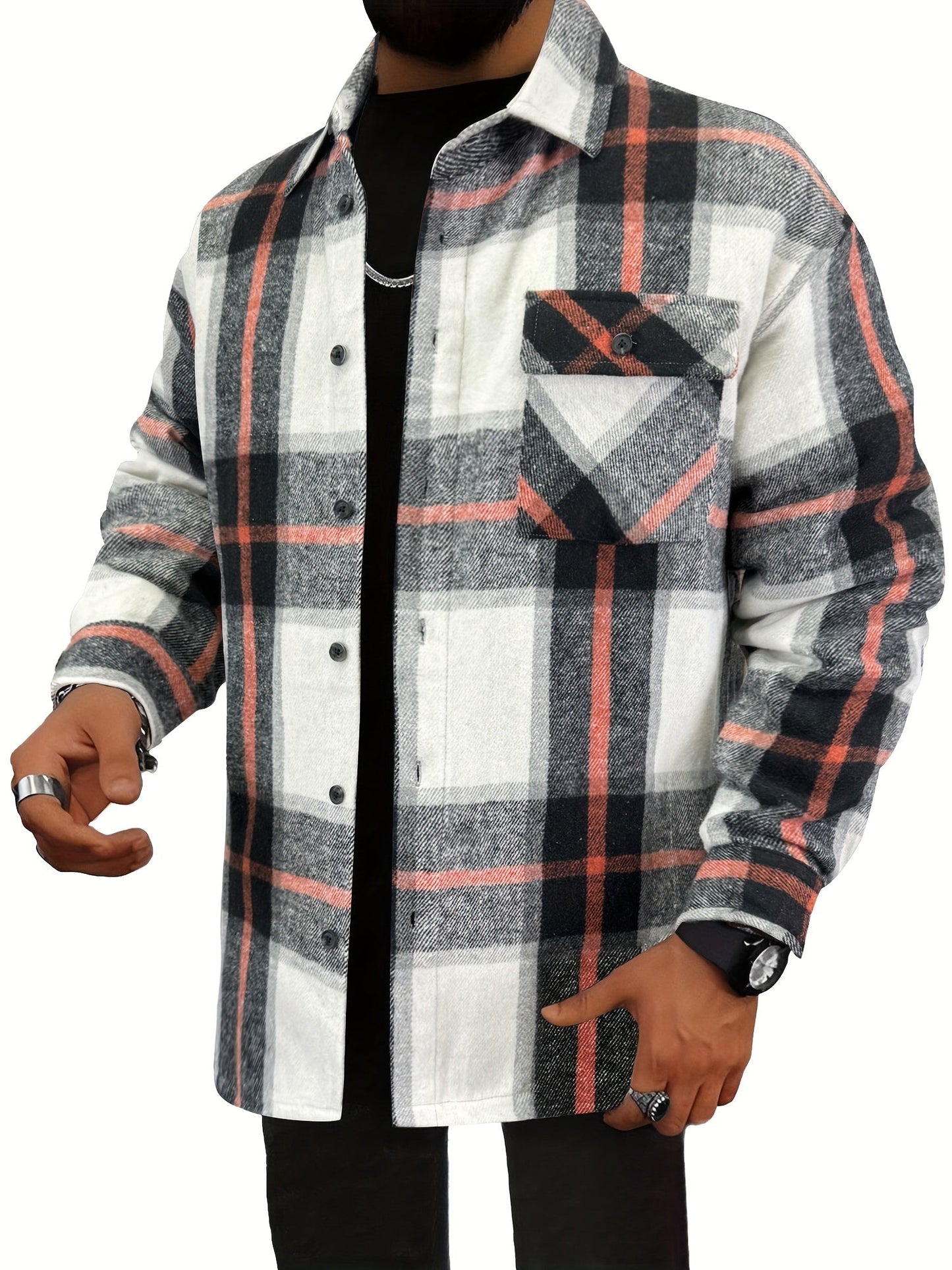 Black Long-Sleeve Shirt - product view 26