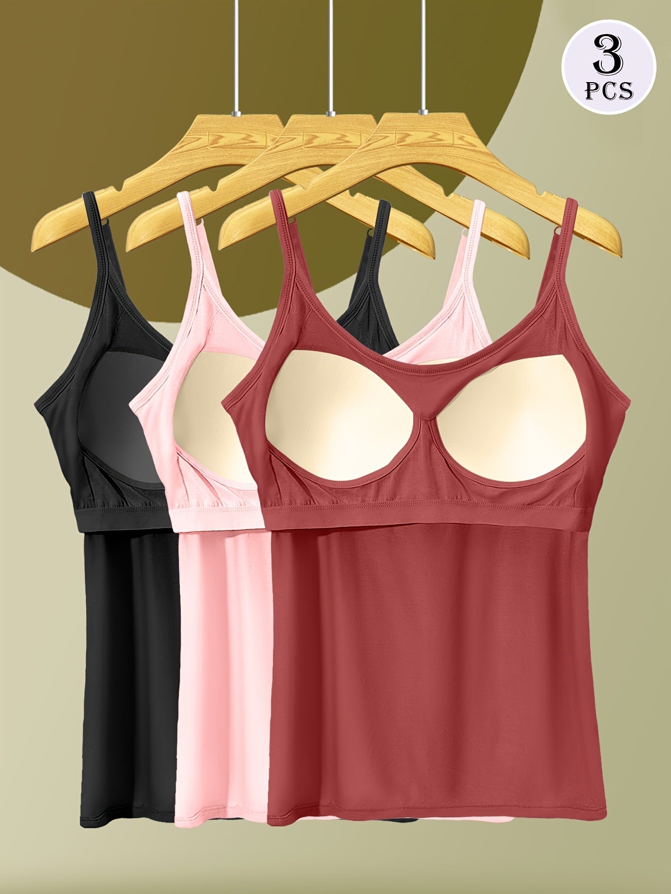 Unisex's Solid Color Camisole - Sleeveless 247525