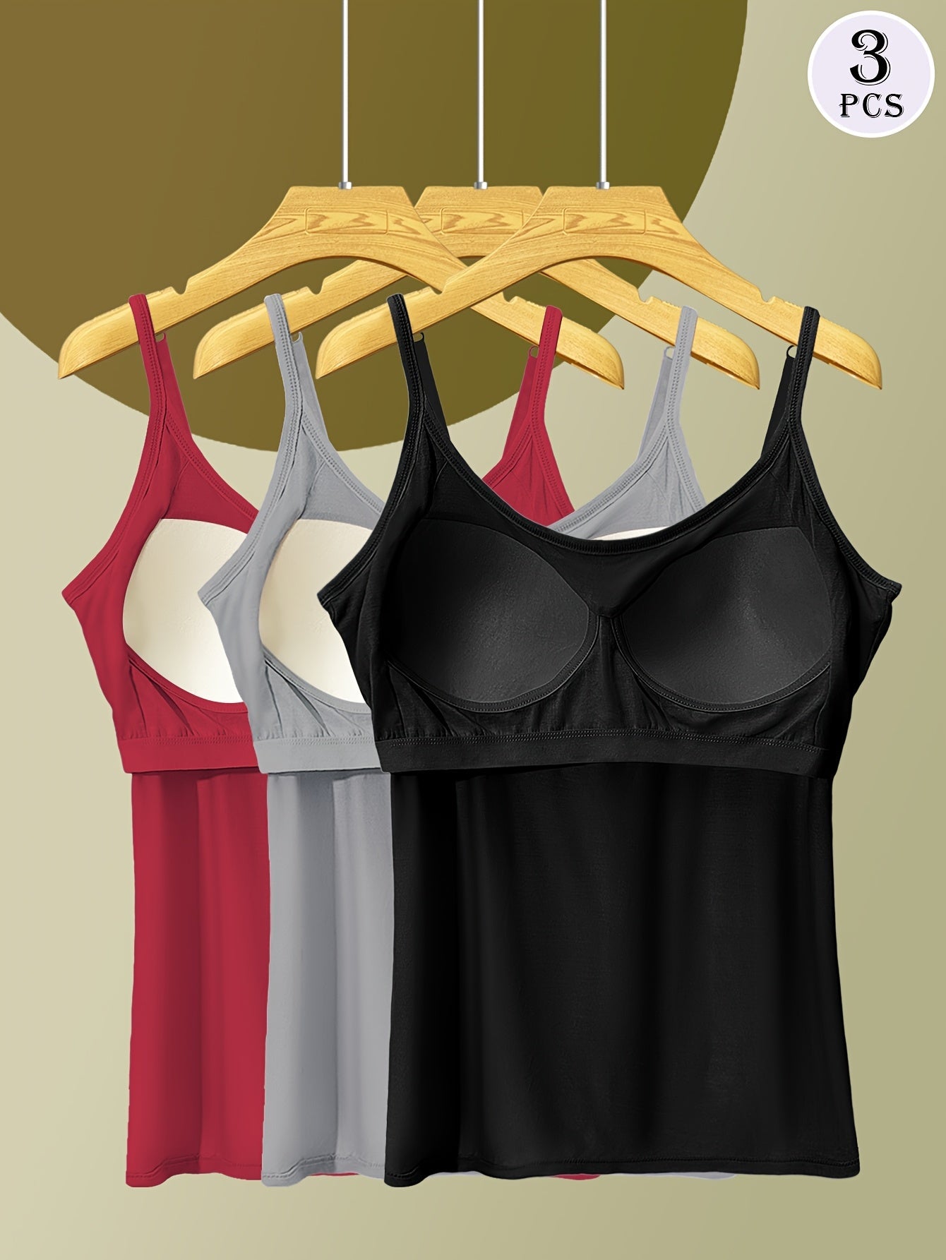 Unisex's Solid Color Camisole - Sleeveless 247525