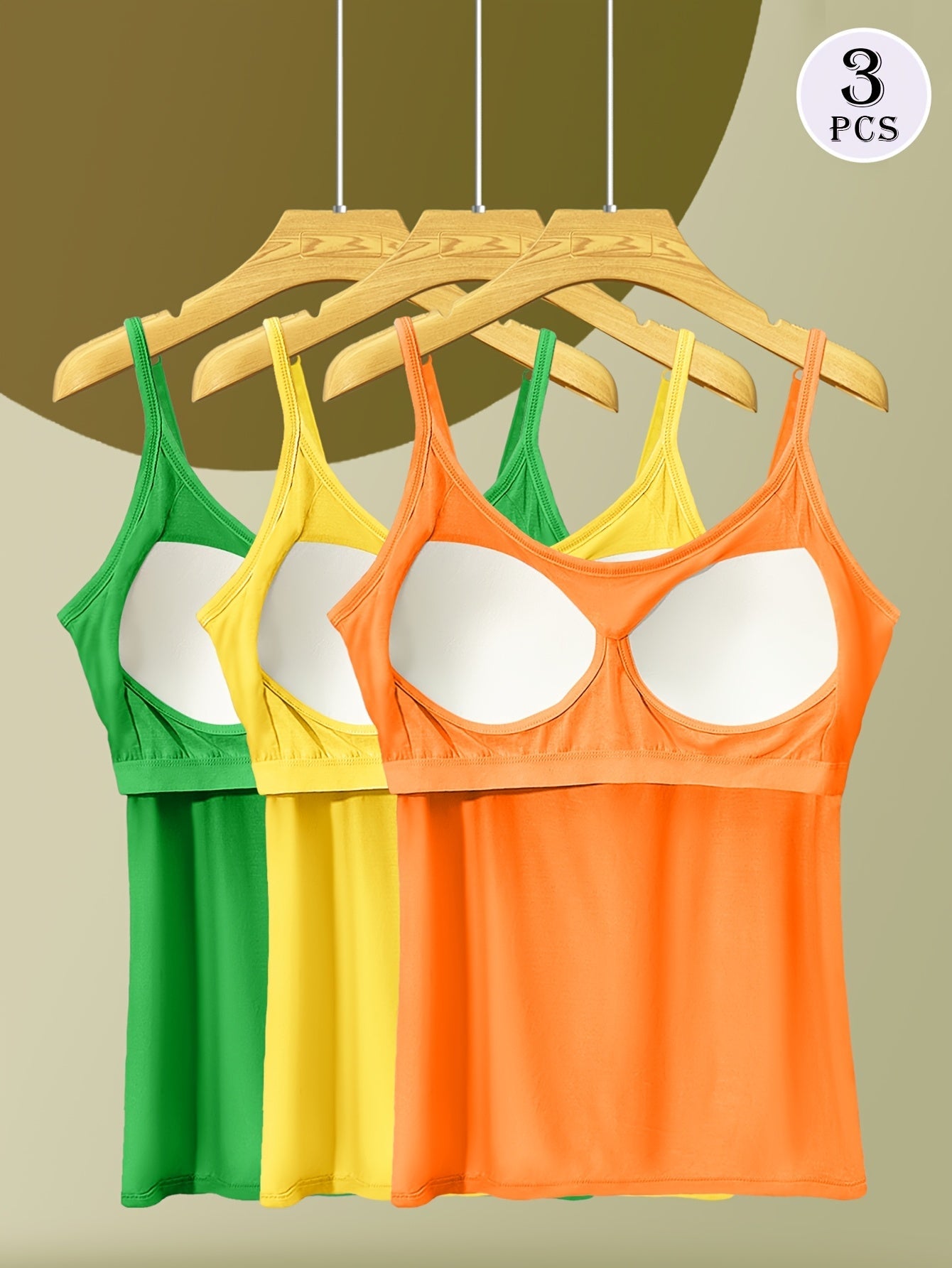 Unisex's Solid Color Camisole - Sleeveless 247525