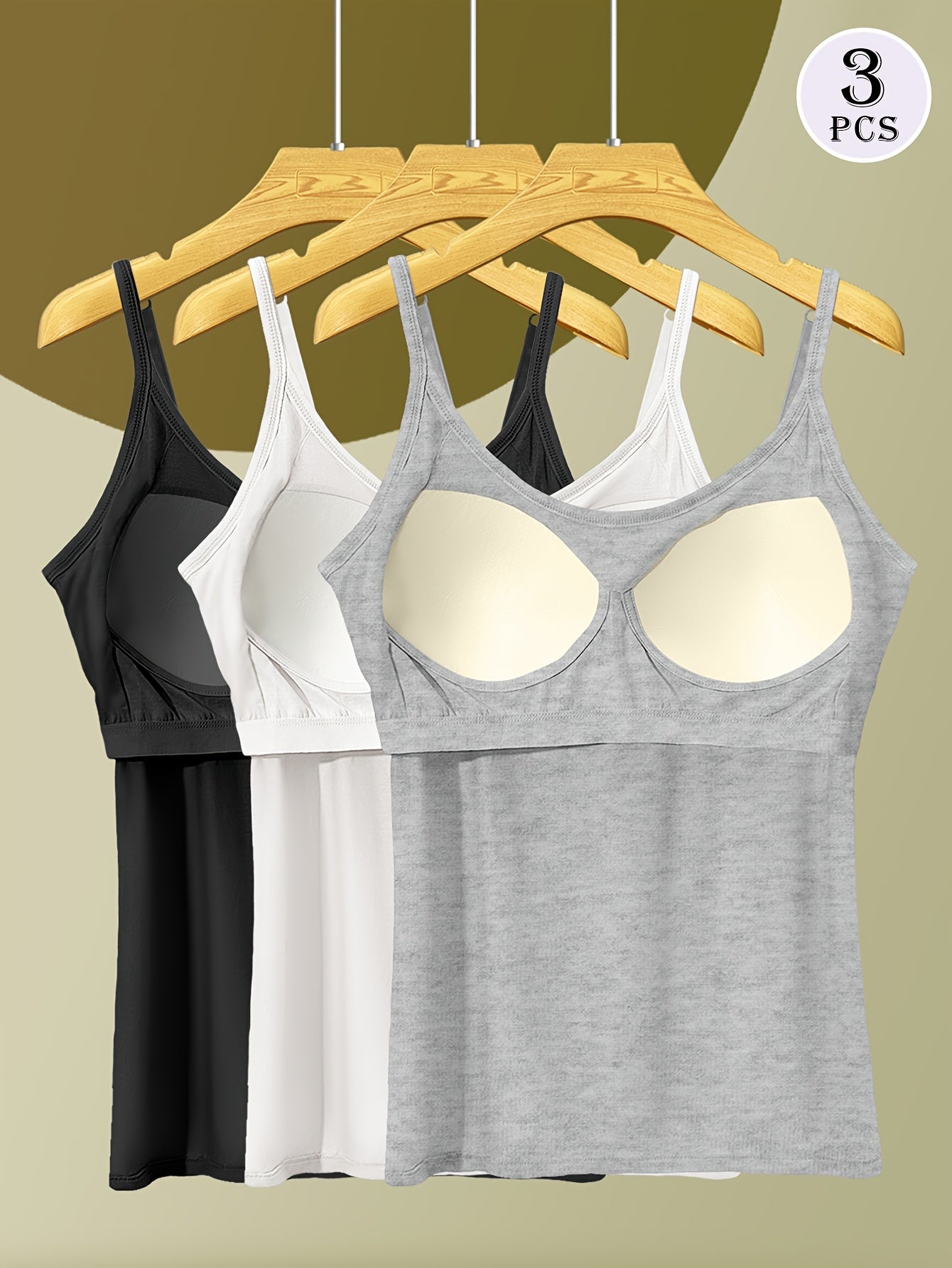 Unisex's Solid Color Camisole - Sleeveless 247525