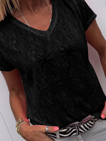Unisex's Solid Color T-Shirt - Short Sleeve 649637