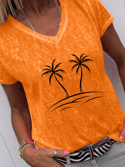 Unisex's Solid Color T-Shirt - Short Sleeve 649637