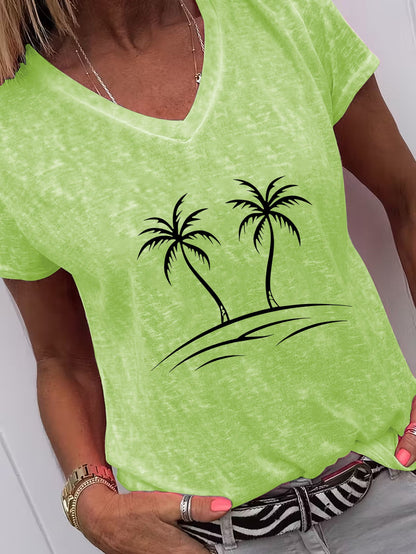 Unisex's Solid Color T-Shirt - Short Sleeve 649637