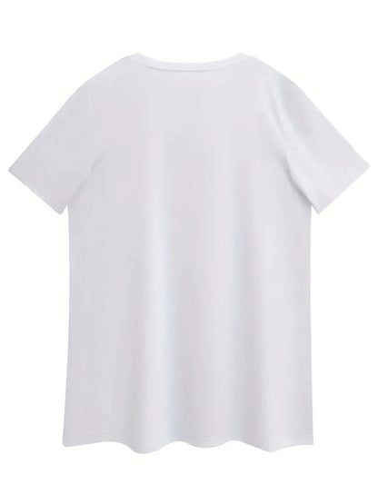 Unisex's Solid Color T-Shirt - Short Sleeve 649637
