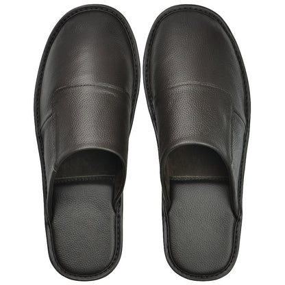 Women's Coffee Leather Shoes - product view 3