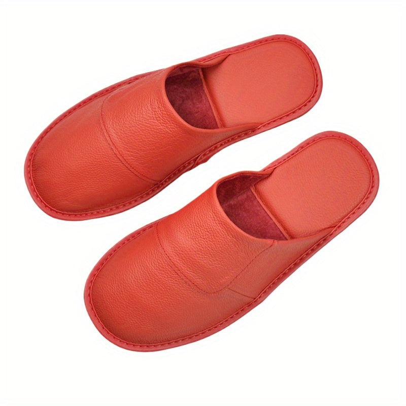 Women's Coffee Leather Shoes - product view 5
