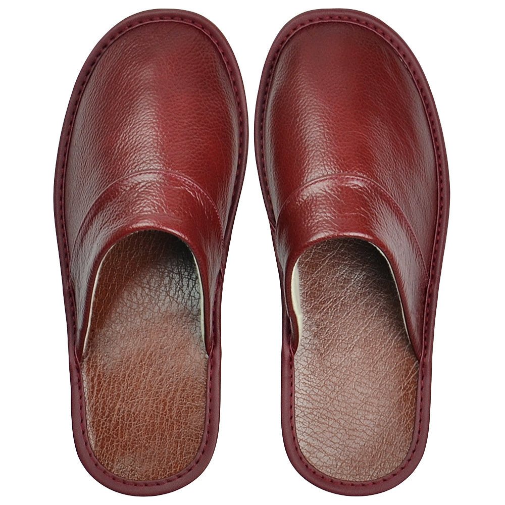 Women's Black Leather Oversized Shoes - product view 2