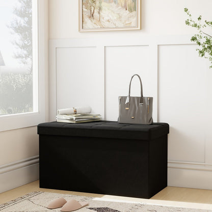 Upholstered Ottoman with Padded Seat and Hidden Storage for Living Room detail image - detail view 3
