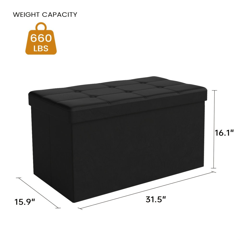 Upholstered Ottoman with Padded Seat and Hidden Storage for Living Room detail image - detail view 5