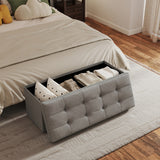 Light Gray Linen - 43.5 Inches