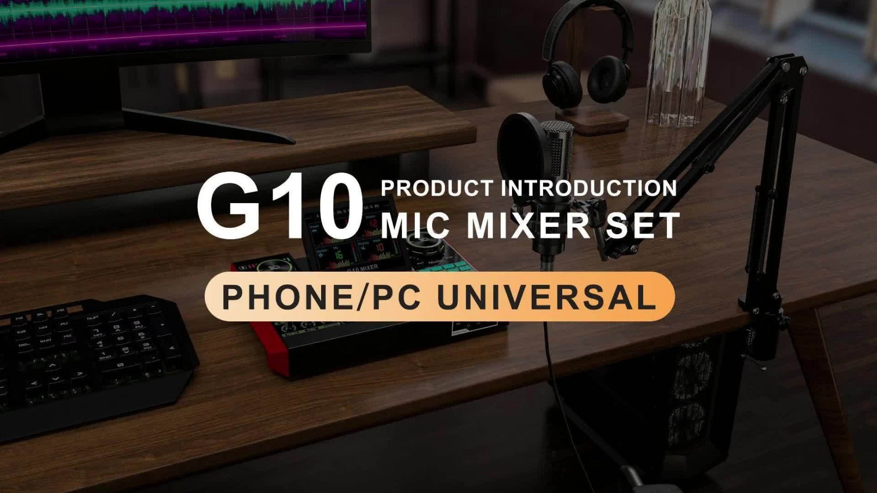 USB Audio Interface, G10-BM700-OTG, USB, 36V, Podcast, Equipment, Bundle for Recording detail image - detail view 12