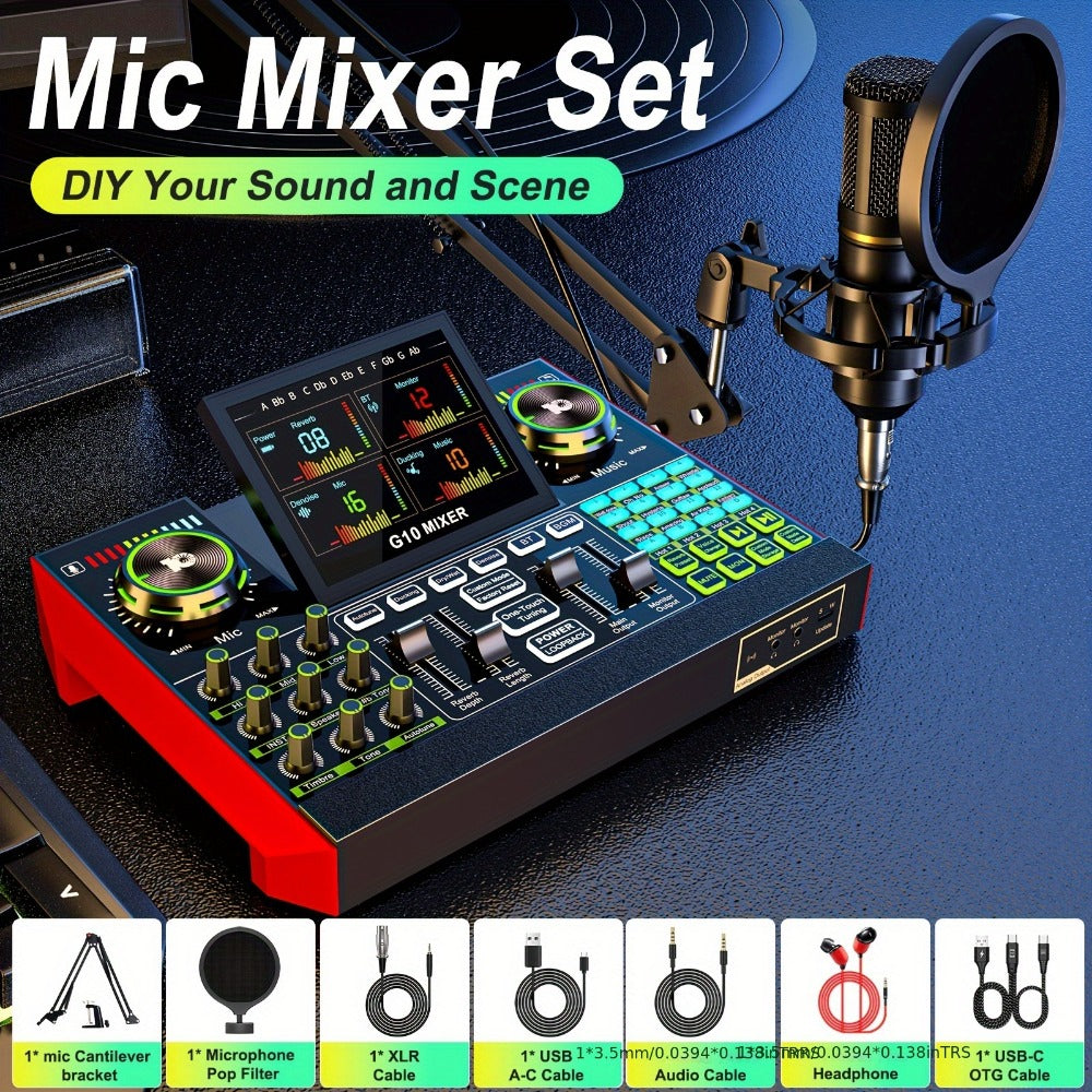 USB Audio Interface, G10-BM700-OTG, USB, 36V, Podcast, Equipment, Bundle for Recording detail image - detail view 13