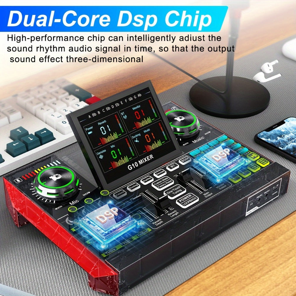 USB Audio Interface, G10-BM700-OTG, USB, 36V, Podcast, Equipment, Bundle for Recording detail image - detail view 15