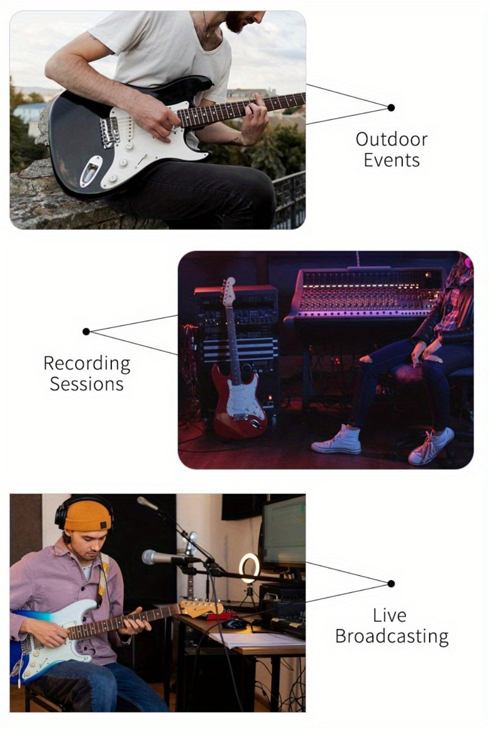 USB Audio Interface, M-VAVE, Digital, Integrated for Recording and Streaming detail image - detail view 33
