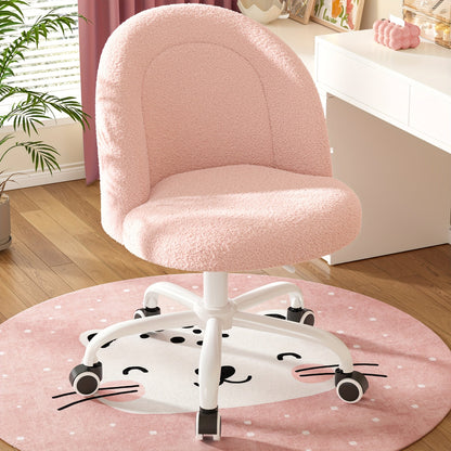 Vanity Chair shown in the pink option