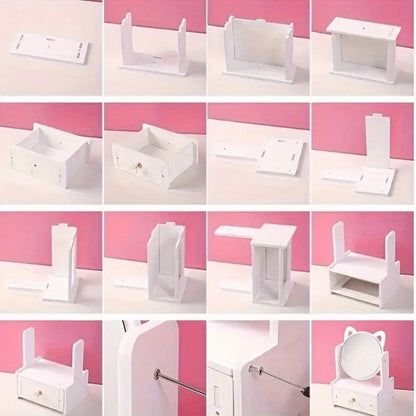 Vanity Mirror With Storage for Dressing and Daily Routines in Bathroom detail image - detail view 16