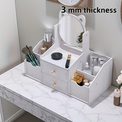 Vanity Mirror With Storage for Dressing and Daily Routines in Bathroom detail image - detail view 3