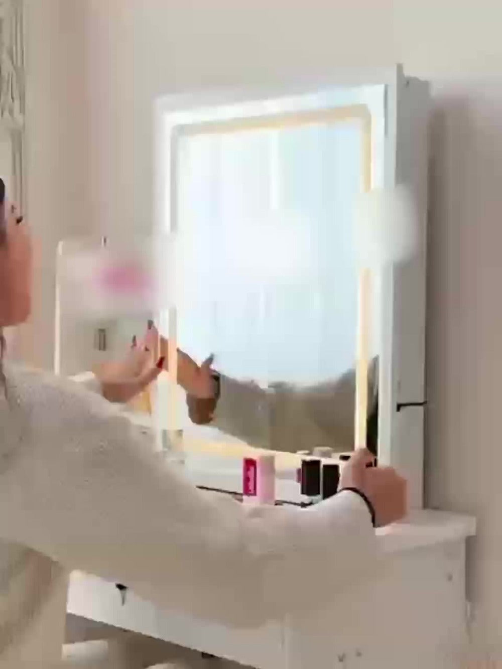Vanity Tables with Storage Drawers for Dressing and Daily Routines in Bedroom detail image - detail view 12