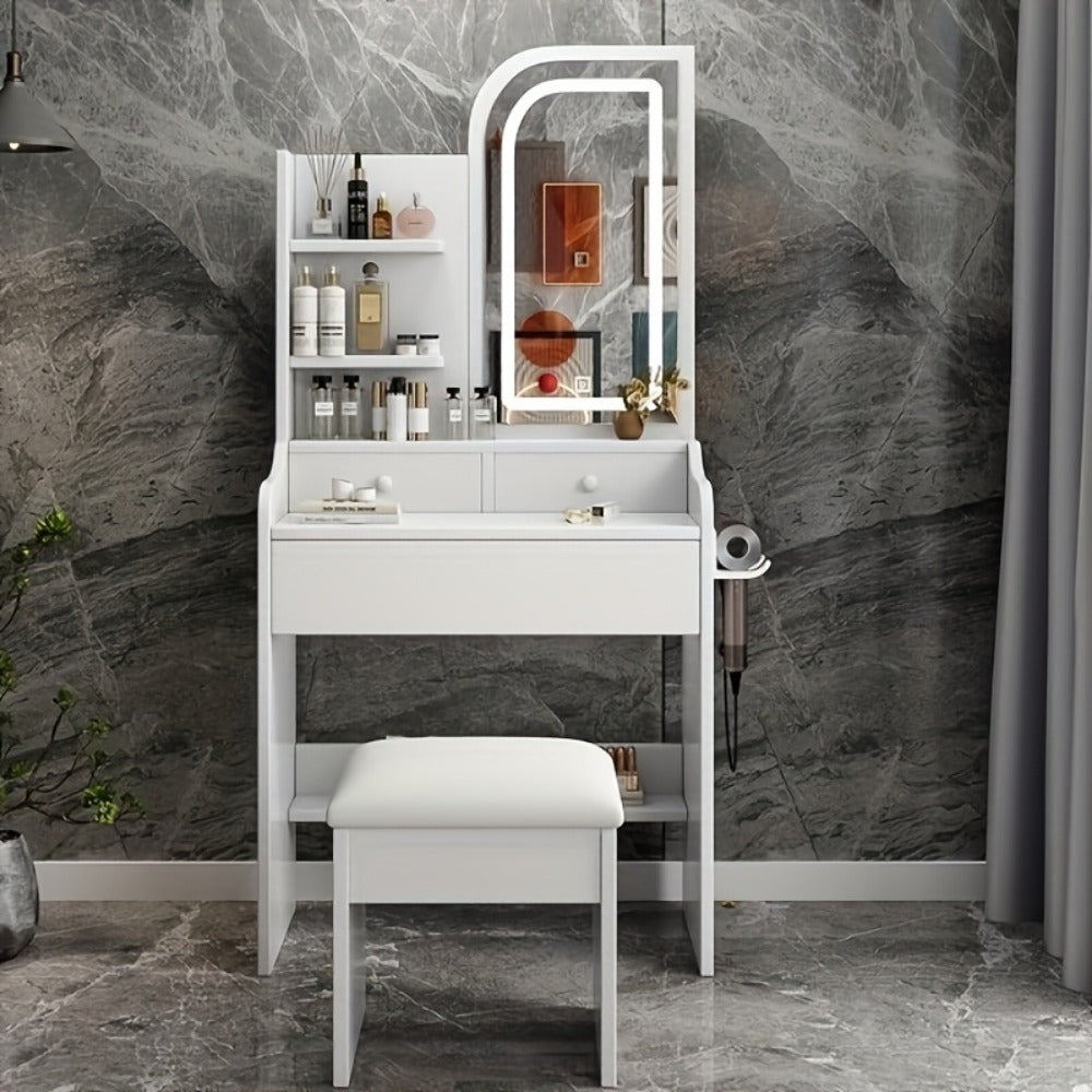 Vanity Tables with Storage Drawers for Dressing and Daily Routines in Bedroom detail image - detail view 17