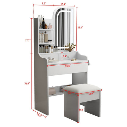 Vanity Tables with Storage Drawers for Dressing and Daily Routines in Bedroom detail image - detail view 7