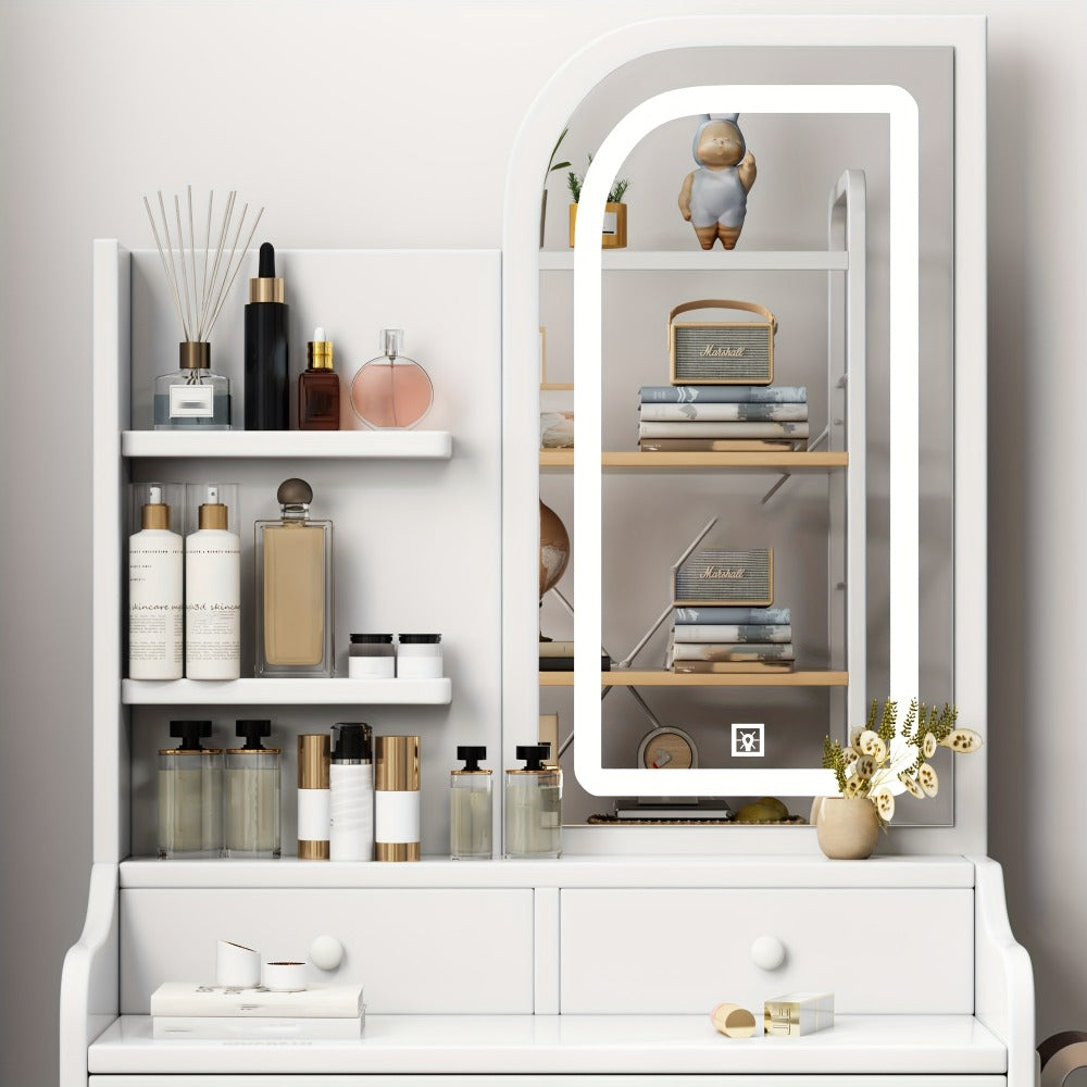 Vanity Tables with Storage Drawers for Dressing and Daily Routines in Bedroom detail image - detail view 9