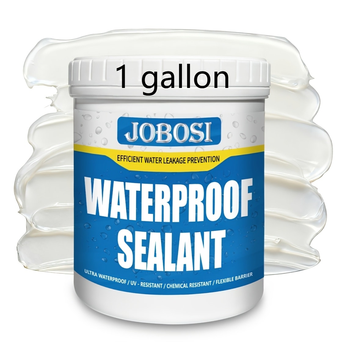 Waterproof Sealant Liquid Glue 32oz 1KG Leak Repair Agent – Indoor Outdoor Waterproof Coating for Roof Basement Wall Pipe Crack Sealing, Transparent & Black, Strong Adhesive Waterproof Repair Glue