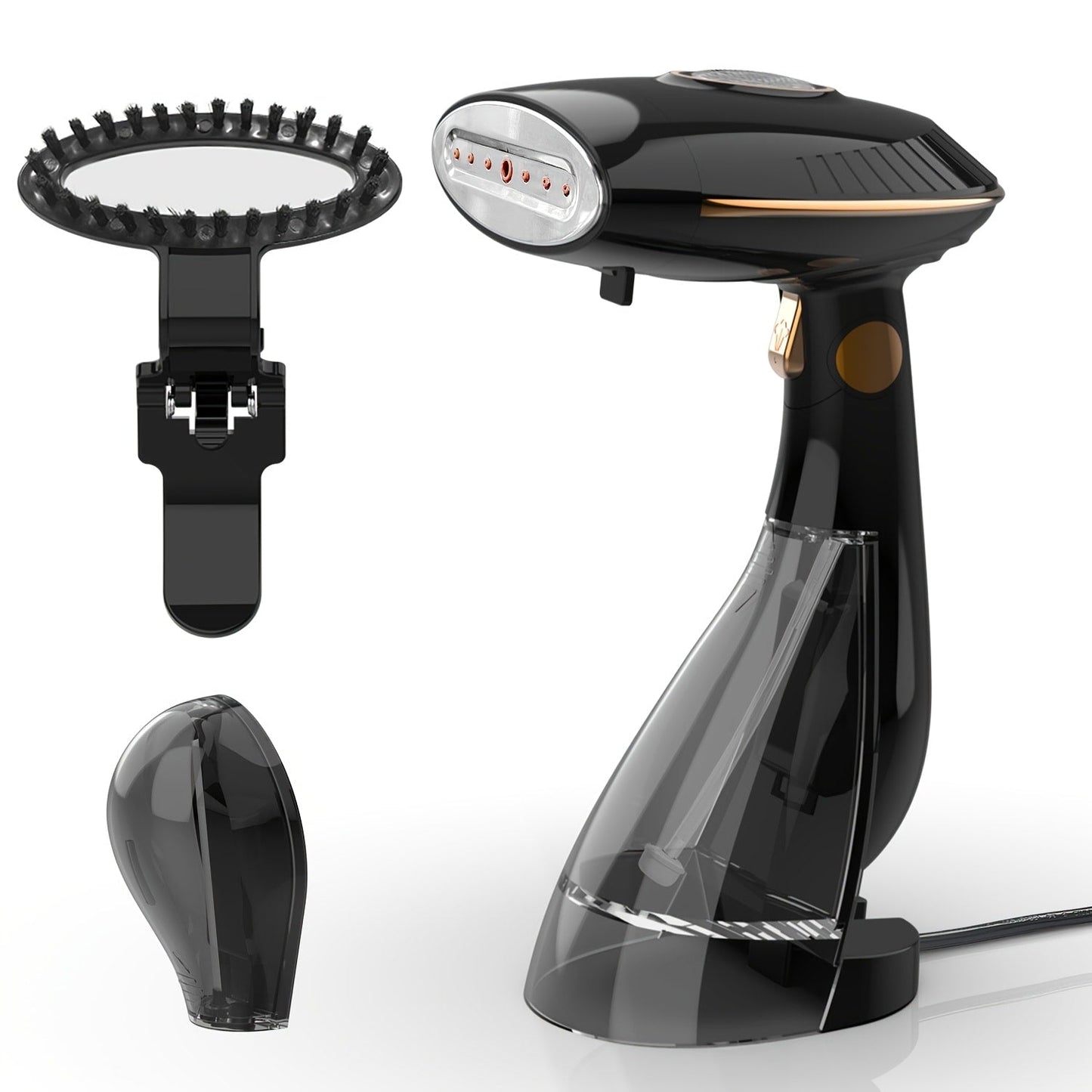 Handheld Garment Steamer 1500W Portable Fabric Steamer Quick Heat Continuous Steam for Removing Wrinkles Creases from Clothes Curtains Upholstery Travel Home Use