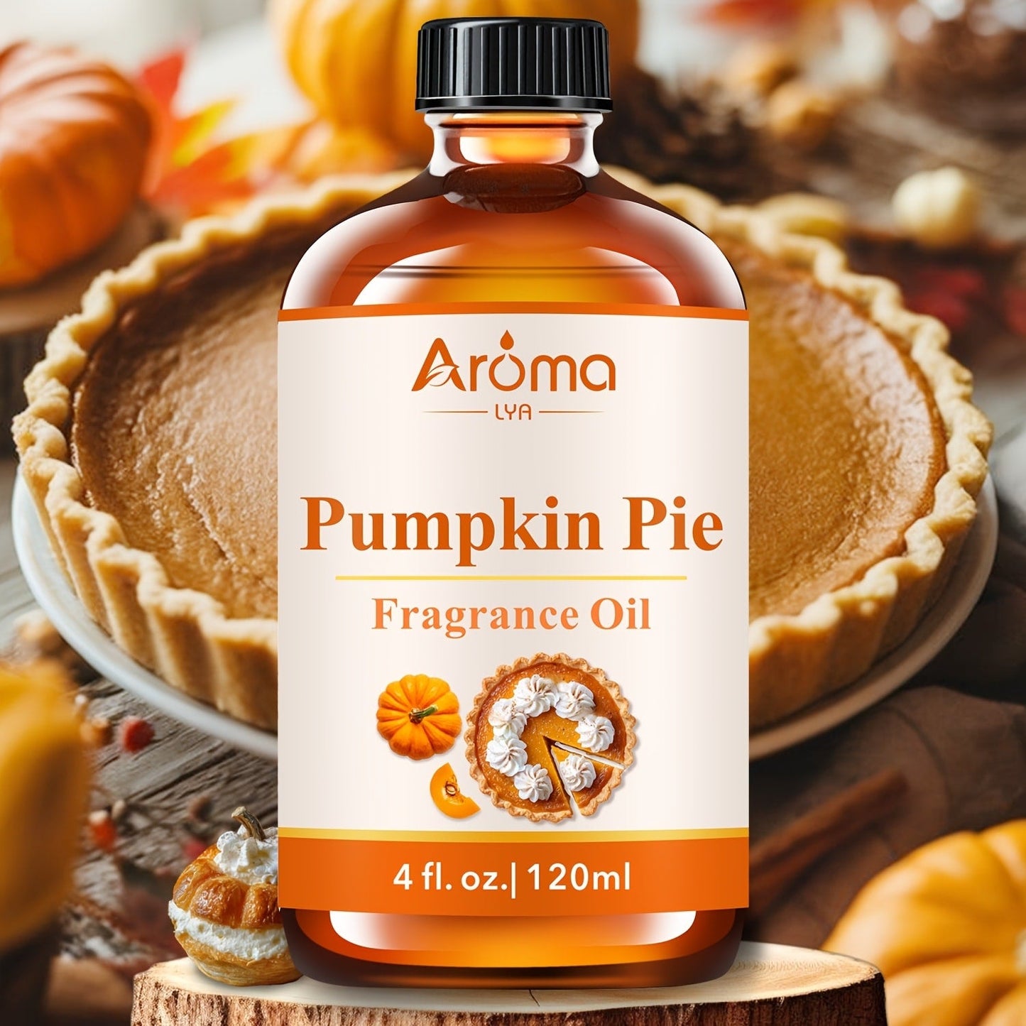 Diffuser Oil 4oz Coconut Vanilla Sweet Orange Pumpkin Pie Peach Hotel Scent for Candle Humidifier Room Diffuser Air Freshener Home Decor Aromatherapy Gift for Women
