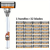 1 handle + 32 blades
