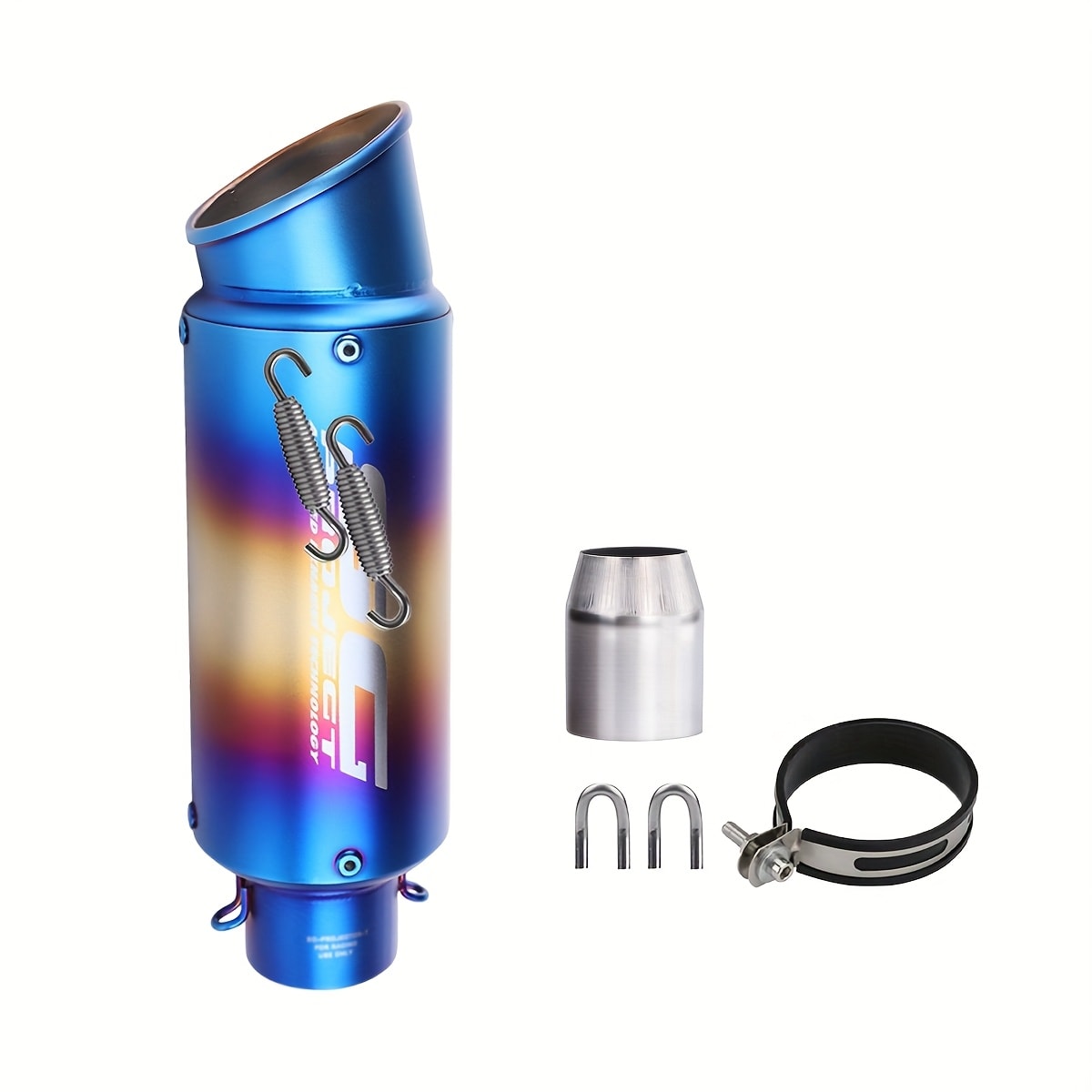 Motorcycle Exhaust Pipe 51mm & 60mm - Stainless Steel Slip-On for NMAX 125/155, Suzuki GSX650F, GSX1250 & GSX650R | Performance Exhaust Upgrade
