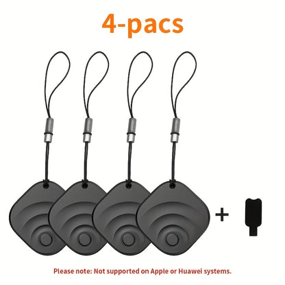 GPS Tracker Anti-Lost Device Real-Time Locator No Subscription No Installation for Car Vehicle Pet Dog Child Elderly Compatible with iOS Android Portable Mini Smart Tracking Tag 1 or 4 Pack