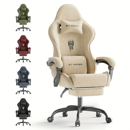 Velvet Gaming Chair, Ergonomic Video Game Chair for Comfortable Everyday Seating detail image - detail view 10