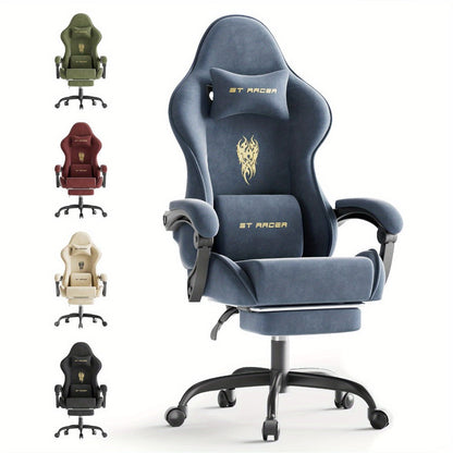 Velvet Gaming Chair, High-Back Gaming Seat for Comfortable Everyday Seating detail image - detail view 11