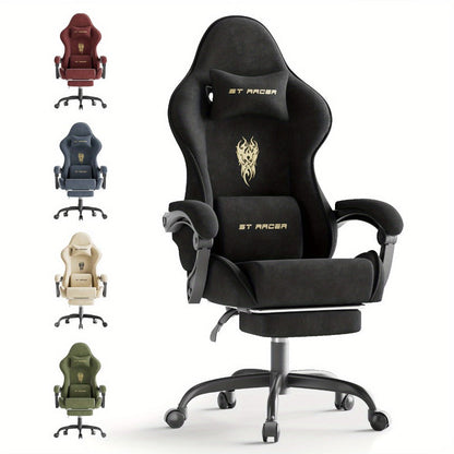 Velvet Gaming Chair, High-Back Gaming Seat for Comfortable Everyday Seating detail image - detail view 7
