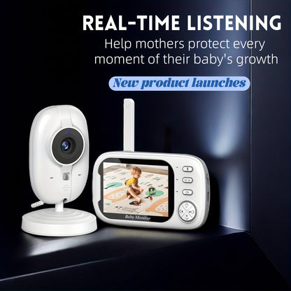 Children's Monitoring Camera Monitor with Camera Night Vision No WiFi Required Two - product view 3