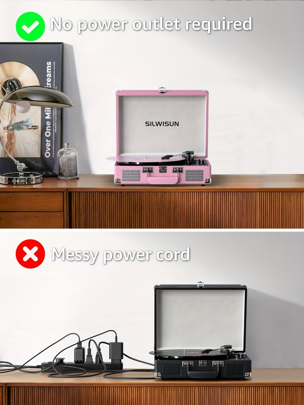 Vinyl Record, Wireless, Portable, Player, Built for Music Listening and Collecting detail image - detail view 25