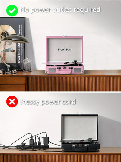 Vinyl Record, Wireless, Portable, Player, Built for Music Listening and Collecting detail image - detail view 25