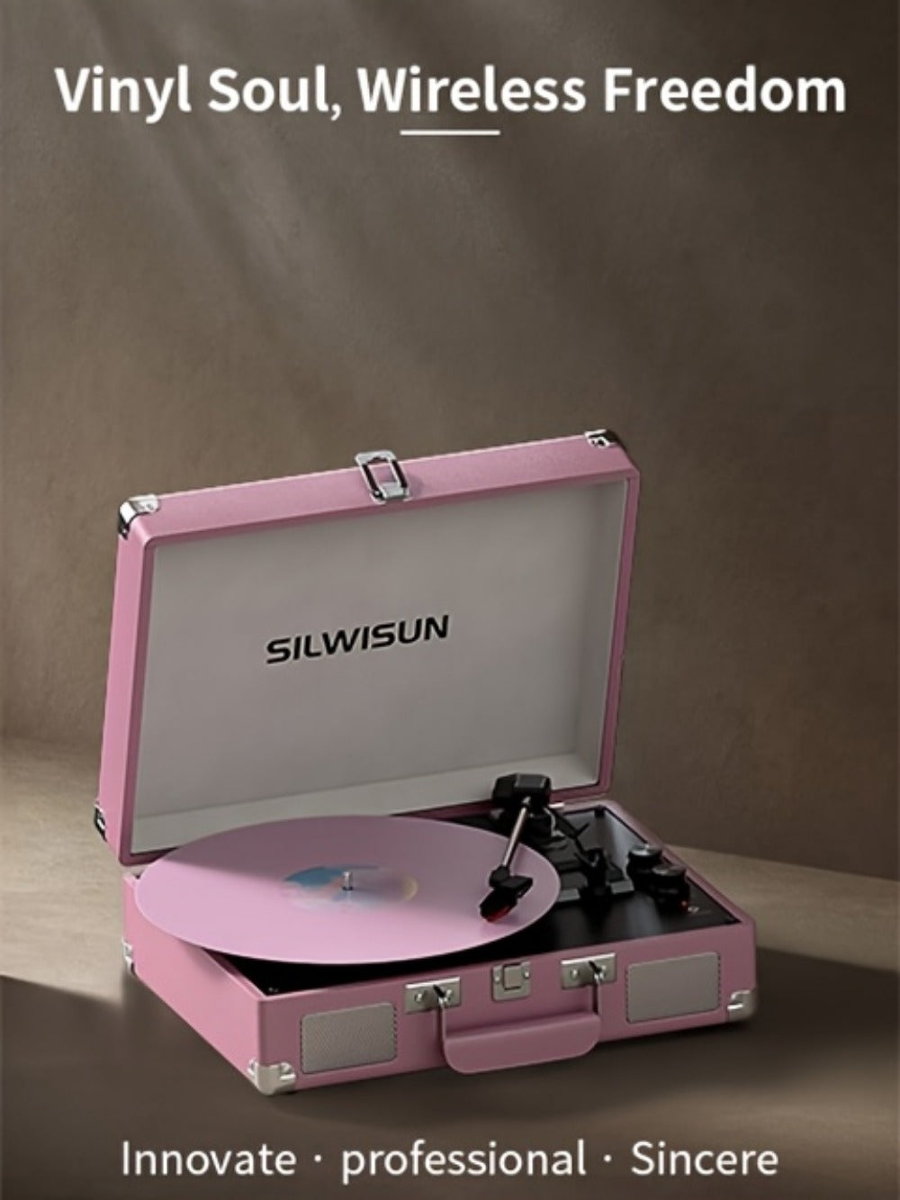 Vinyl Record, Wireless, Portable, Player, Built for Music Listening and Collecting detail image - detail view 30