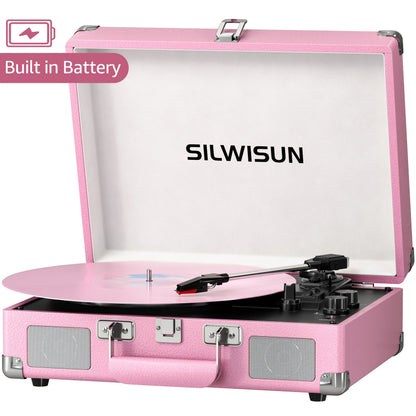 Vinyl Record shown in the pink option