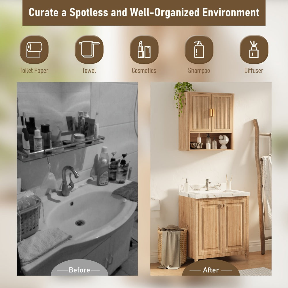 Wall-Mounted Bathroom Wall Cabinet for Organized Everyday Storage detail image - detail view 6