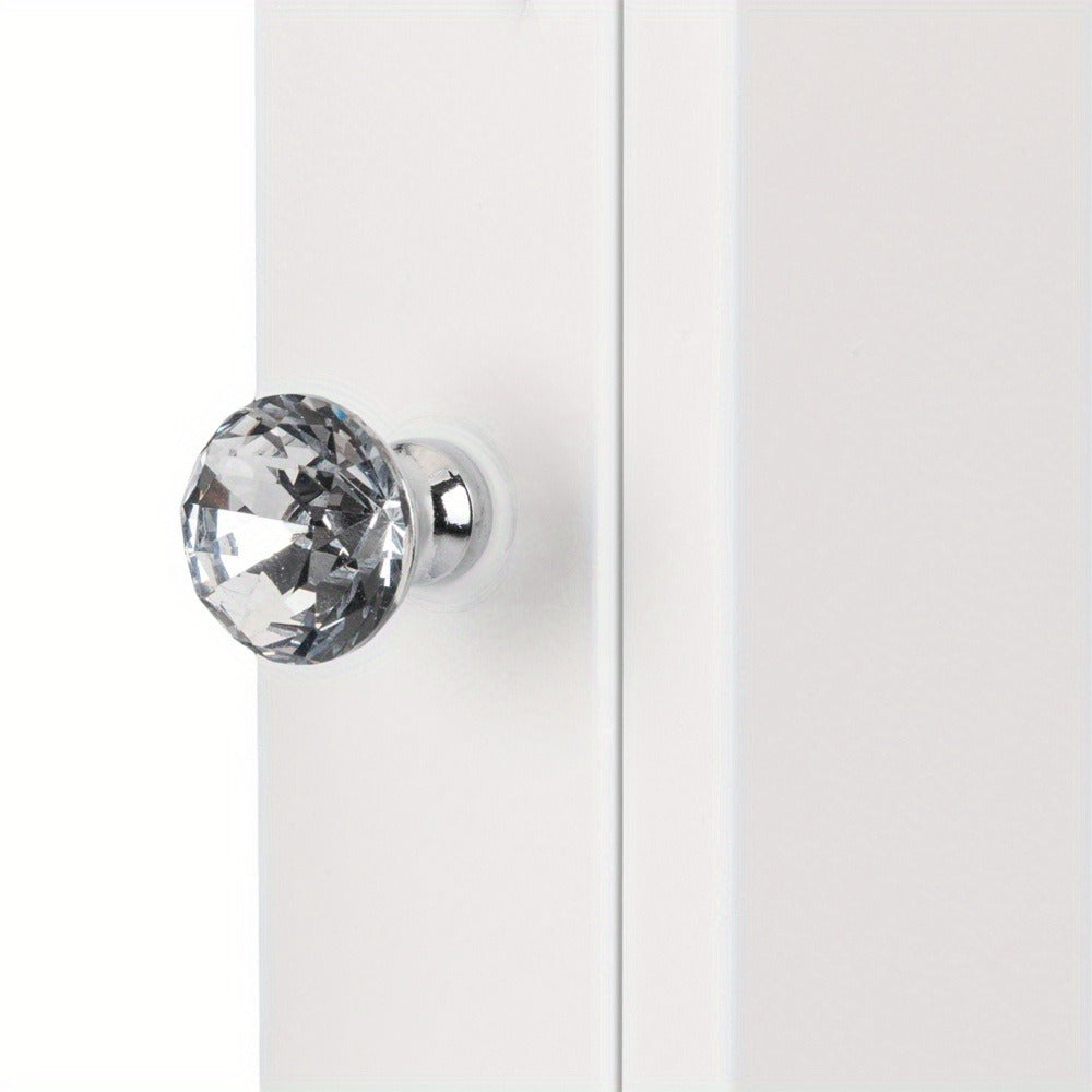 Wall-Mounted Bathroom Wall Cabinet for Organized Everyday Storage, in White detail image - detail view 11