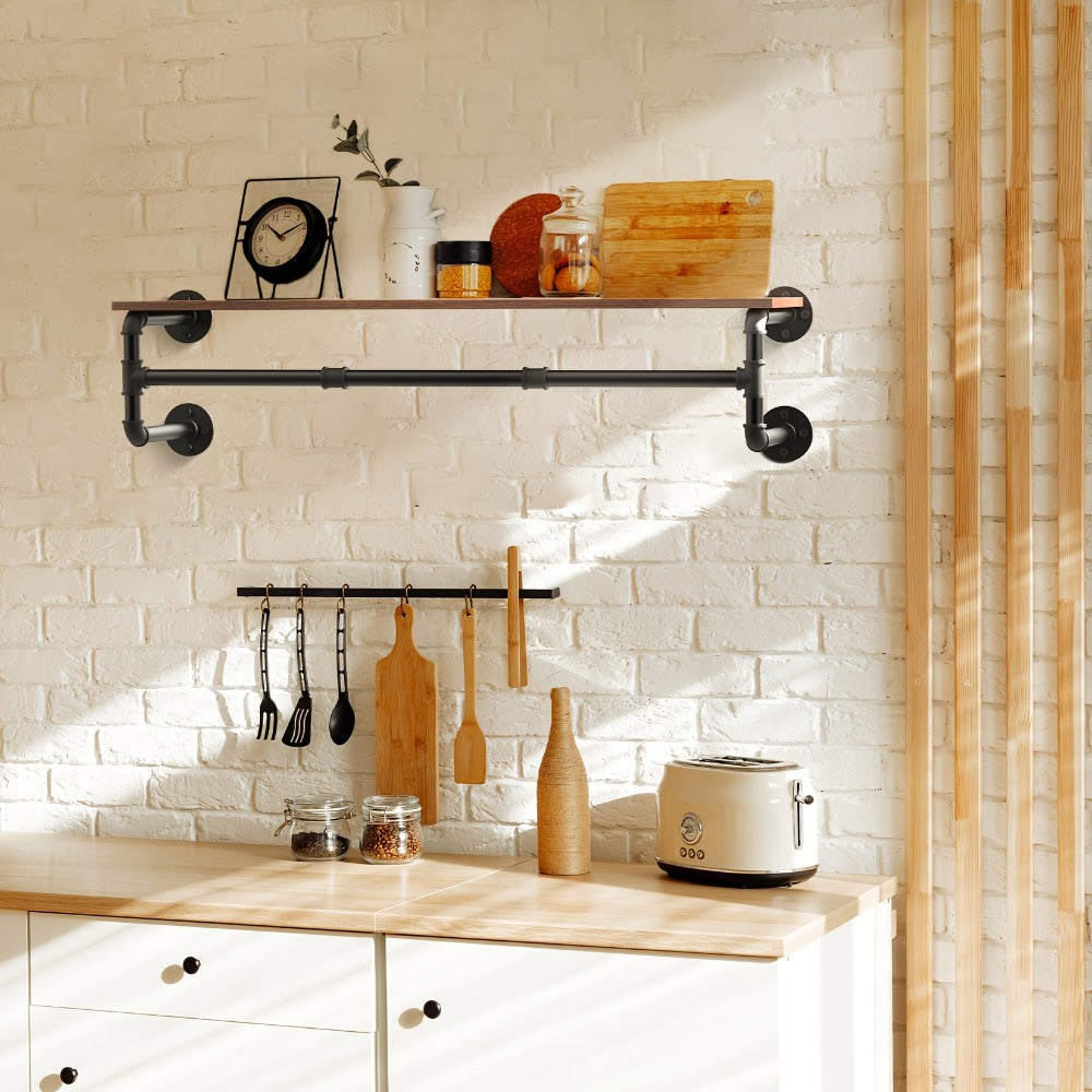 Wall-Mounted Clothes Rack for Organized Everyday Storage in Entryway detail image - detail view 14